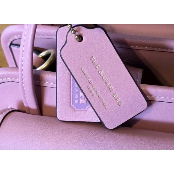 Coach Originals Glovetanned Leather Mini Safari Tote Pink NWOT - Picture 4 of 9